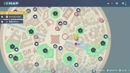 獰猛怪魚キバニアのマップ画像 size:440x0