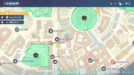 のしかかりの入手マップ