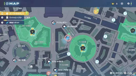 こごえるかぜの入手マップ