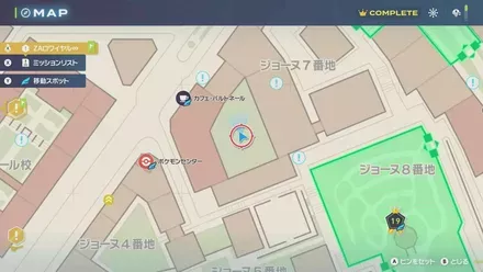 はかいこうせんの入手マップ