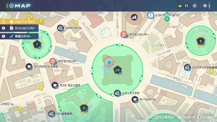 りゅうせいぐんの入手マップ