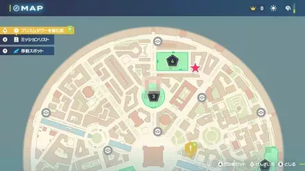 チルットの出現場所マップ