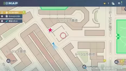 とあるマンションの異変の拡大マップ画像