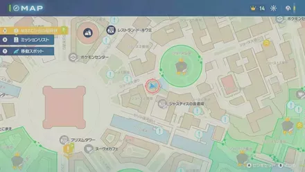 フラベベの出現場所の画像