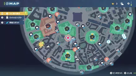 カゲボウズとの共同捜査のマップ画像 size:440x0