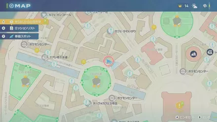 スピアーのマップ