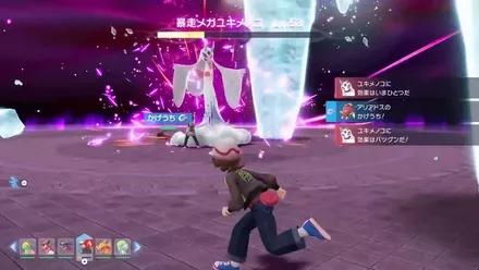 つららおとし中はポケモンをしまう