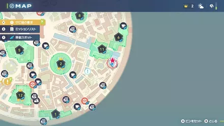 たべのこしの使い方のマップ画像 size:440x0