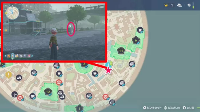 ニンフィア〜癒しの配達員〜のマップ