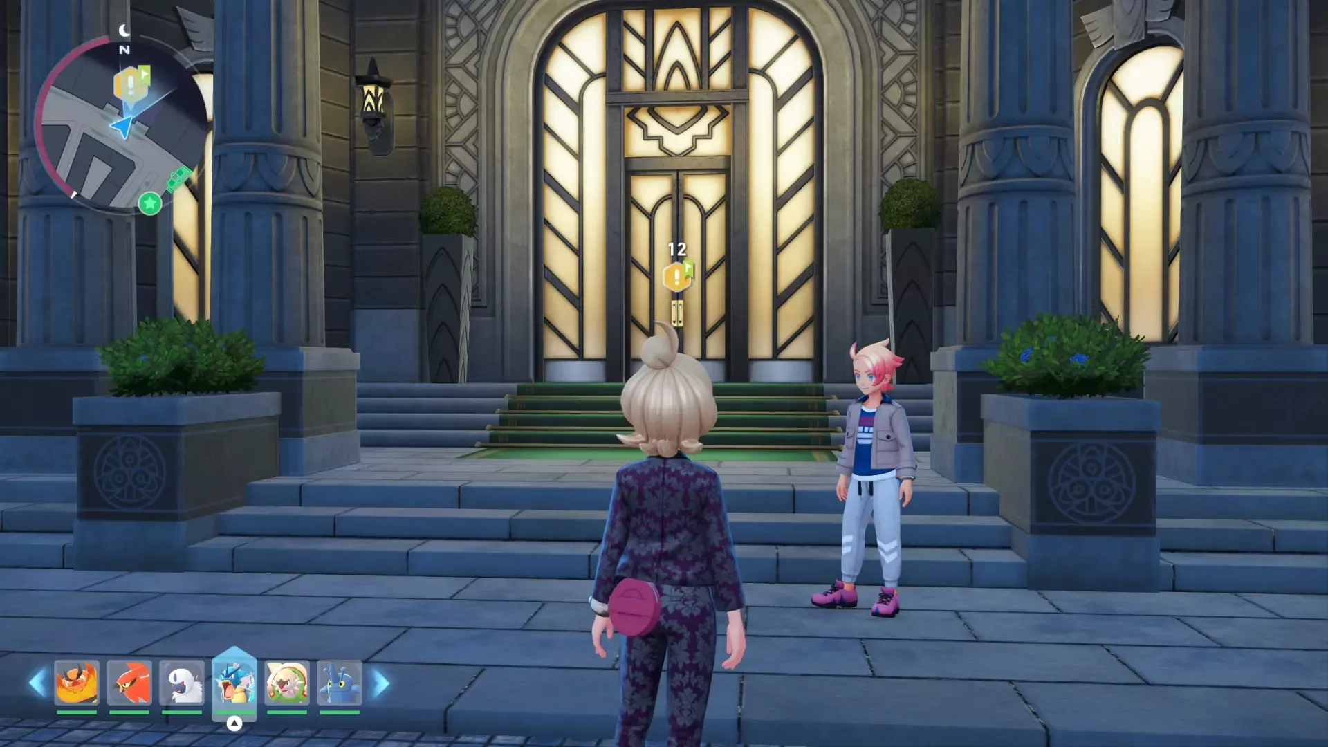 もらった服に着替えてグランドホテル　シュールリッシュへ行く