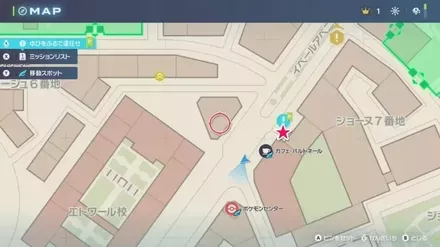 ゆびをふるで運任せの拡大マップ画像