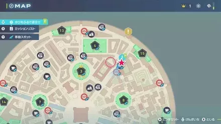 ゆびをふるで運任せのマップ画像 size:440x0