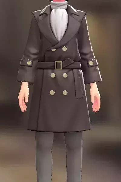 トレンチコート＆パンツセット