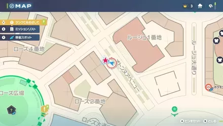 紅眼の監視者ミルホッグの拡大マップ画像