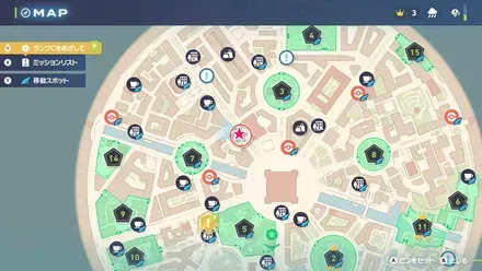 紅眼の監視者ミルホッグのマップ画像 size:440x0