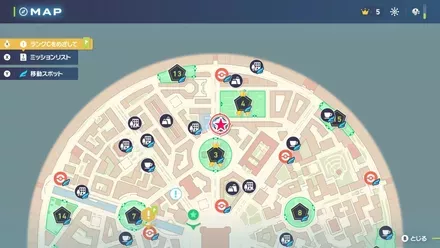 戦いのフルコース・回ル夢のマップ画像 size:440x0