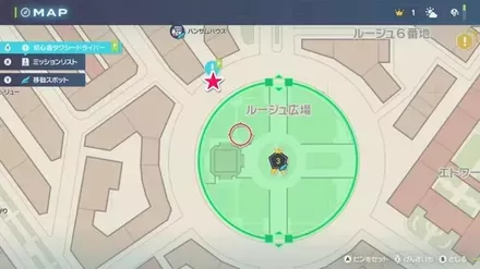 初心者タクシードライバーの拡大マップ画像