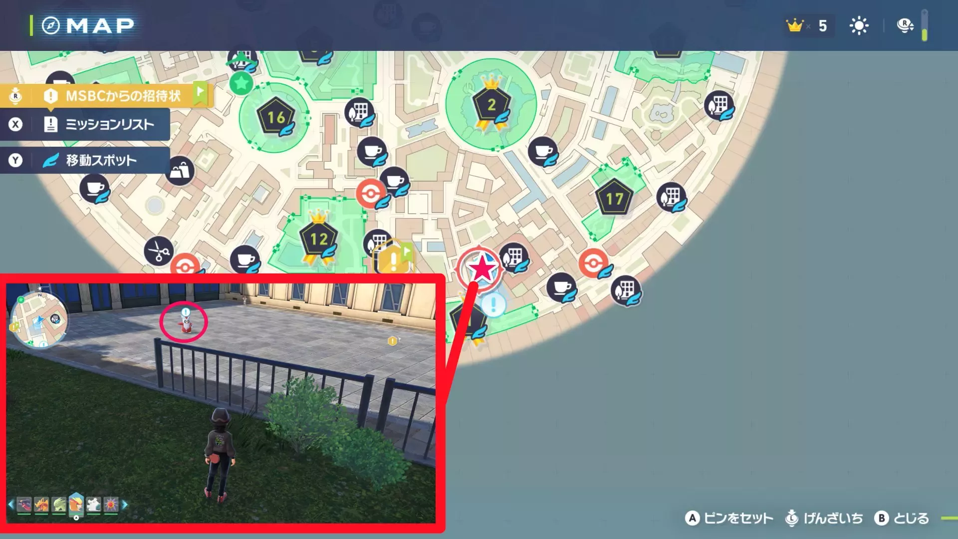 デリバード・パニック！のマップ