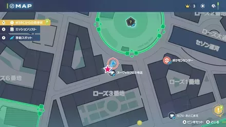 絶対に捕まらないクチートの拡大マップ画像