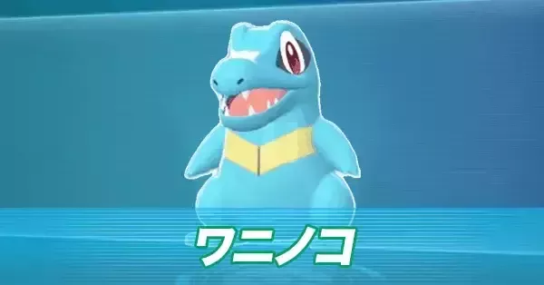 ワニの子 ポケモンZA】ワニノコの進化とおすすめ性格・出現場所【ポケモン