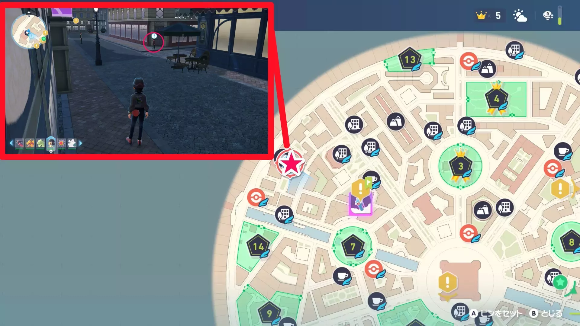 ヒトモシのゆく先にのマップ