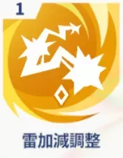 雷加減調整画像