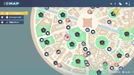 庭を荒らした犯人は？のマップ画像 size:440x0