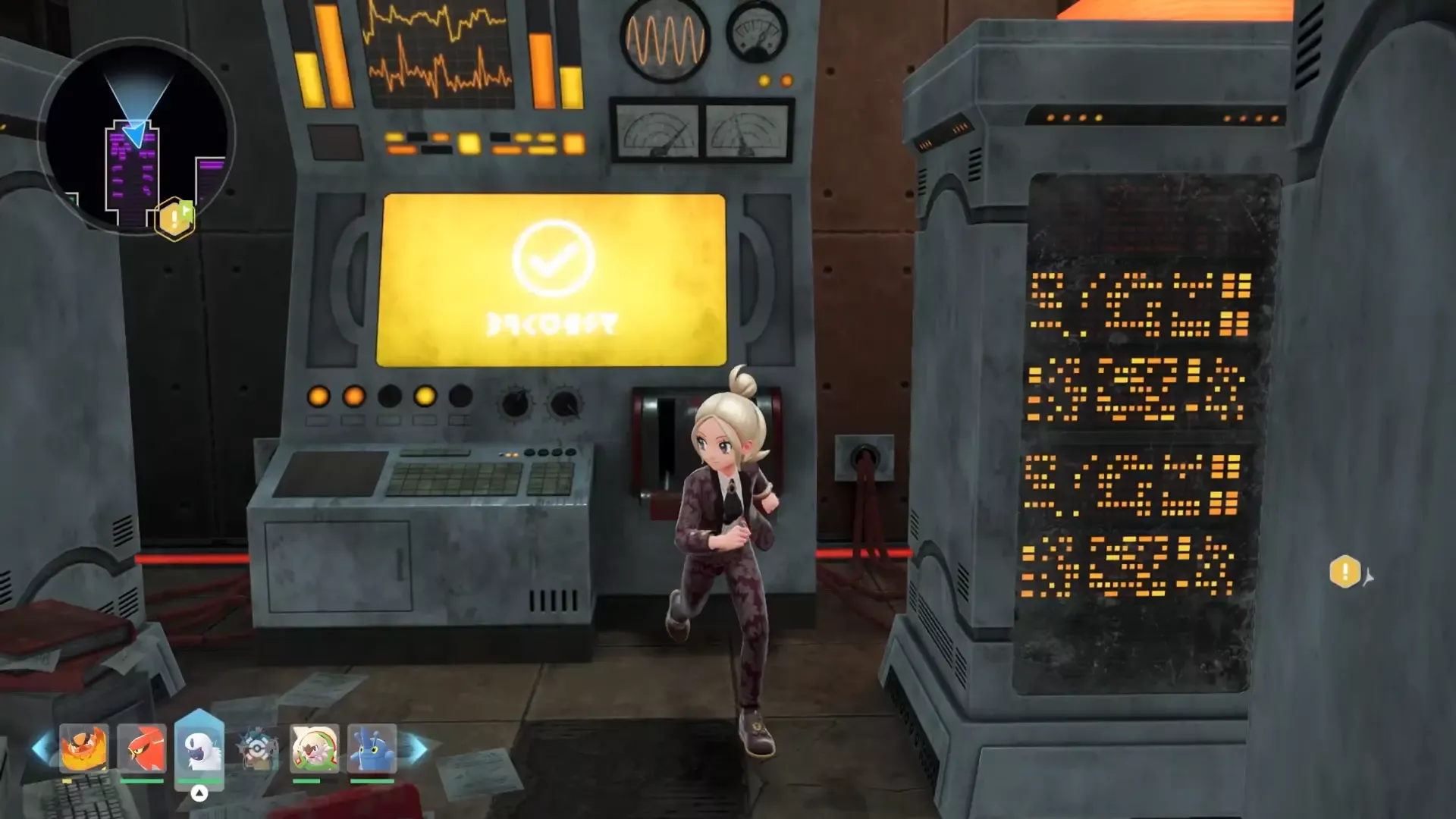 紫区画の電源装置