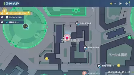 きっとユキメノコはの拡大マップ画像