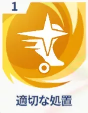 適切な処置画像