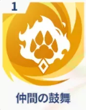 仲間の鼓舞画像