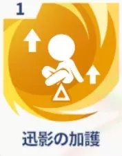 迅影の加護画像