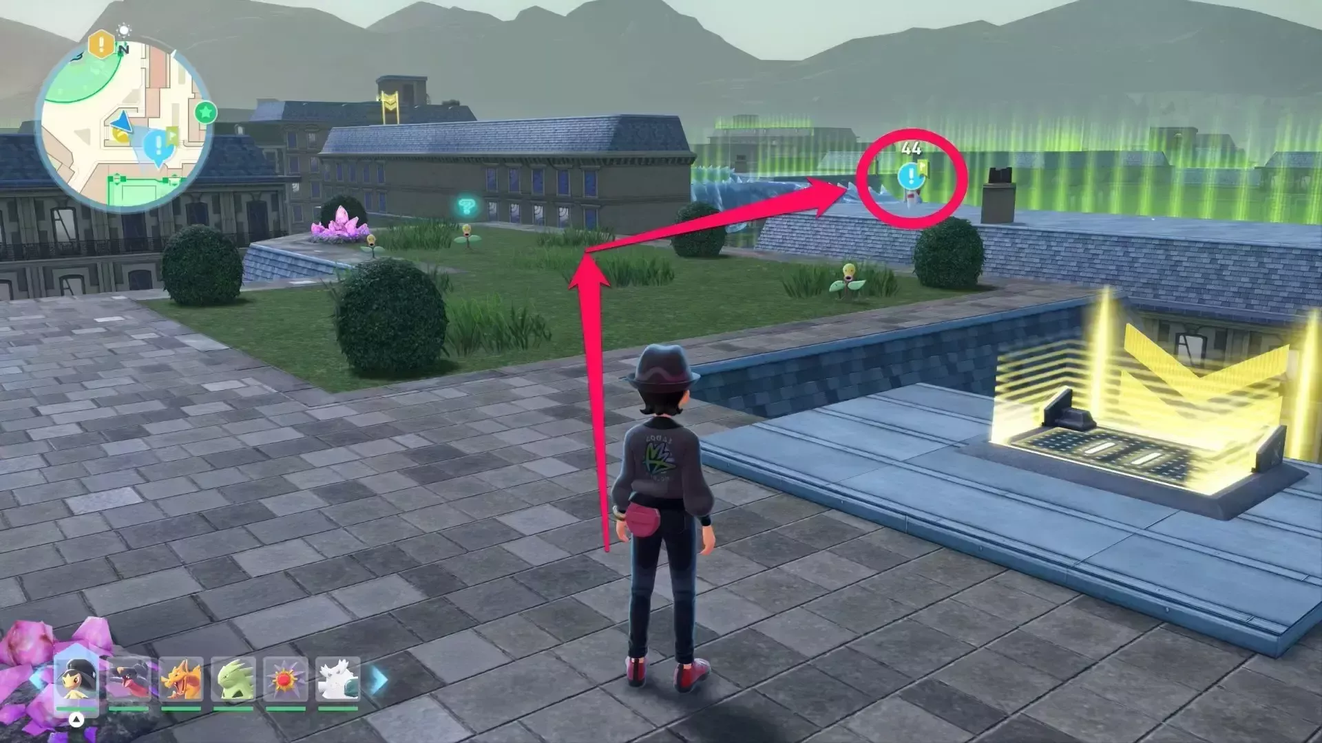 90右後ろにユキメノコ