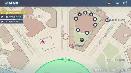 世界一ピカチュウ決定戦の拡大マップ画像