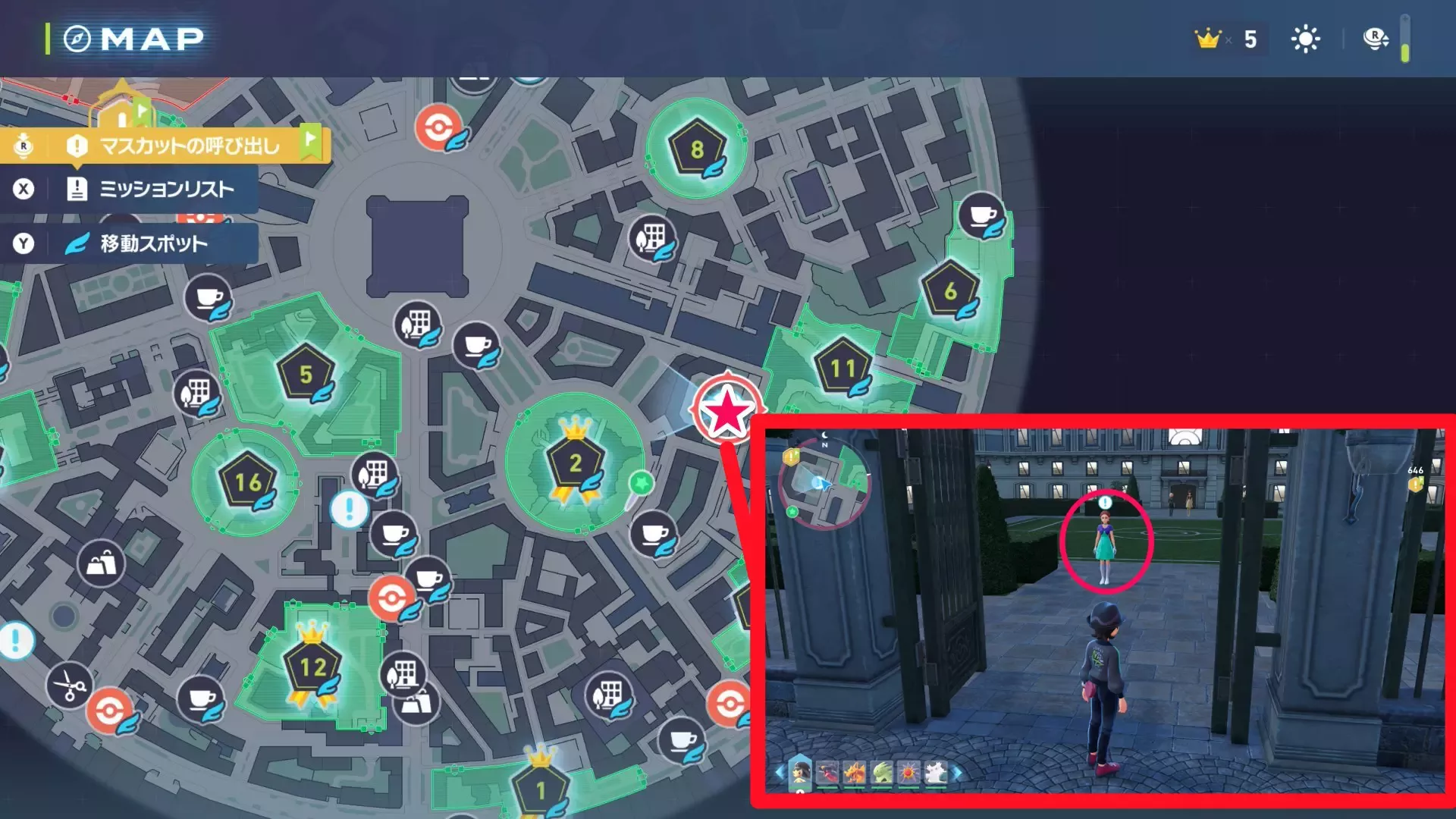 ドラゴンタイプでごめんあそばせのマップ