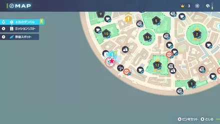 4匹のダンバルのマップ画像 size:440x0