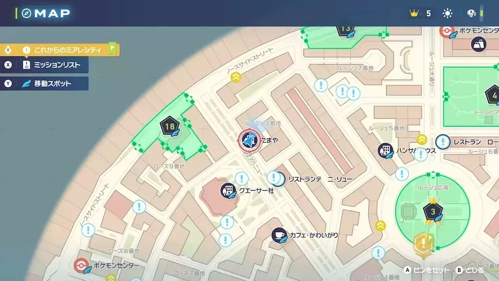 タイマーボールのマップ