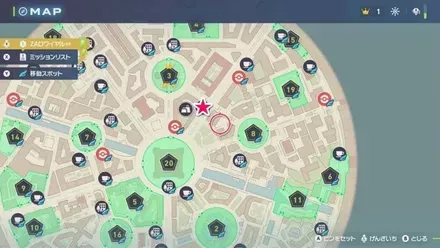 戦いのフルコース・三ツ星のマップ画像 size:440x0