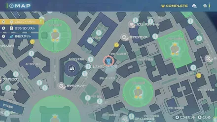 ピジョットのマップ