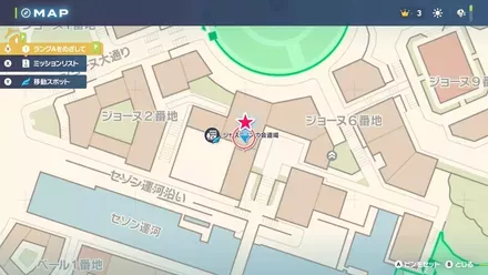 呪い呪われゴーストタイプの拡大マップ画像