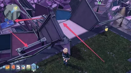 屋根から降りる