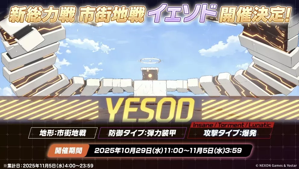 新総力戦としてイェソドが登場