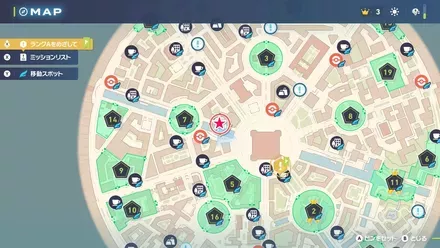 スターミーは宇宙とつながるのマップ画像 size:440x0