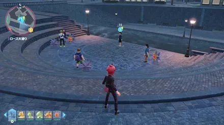 夜にイベント受注場所へ