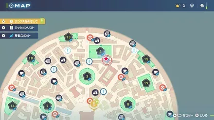 悪霊老樹オーロットのマップ画像 size:440x0