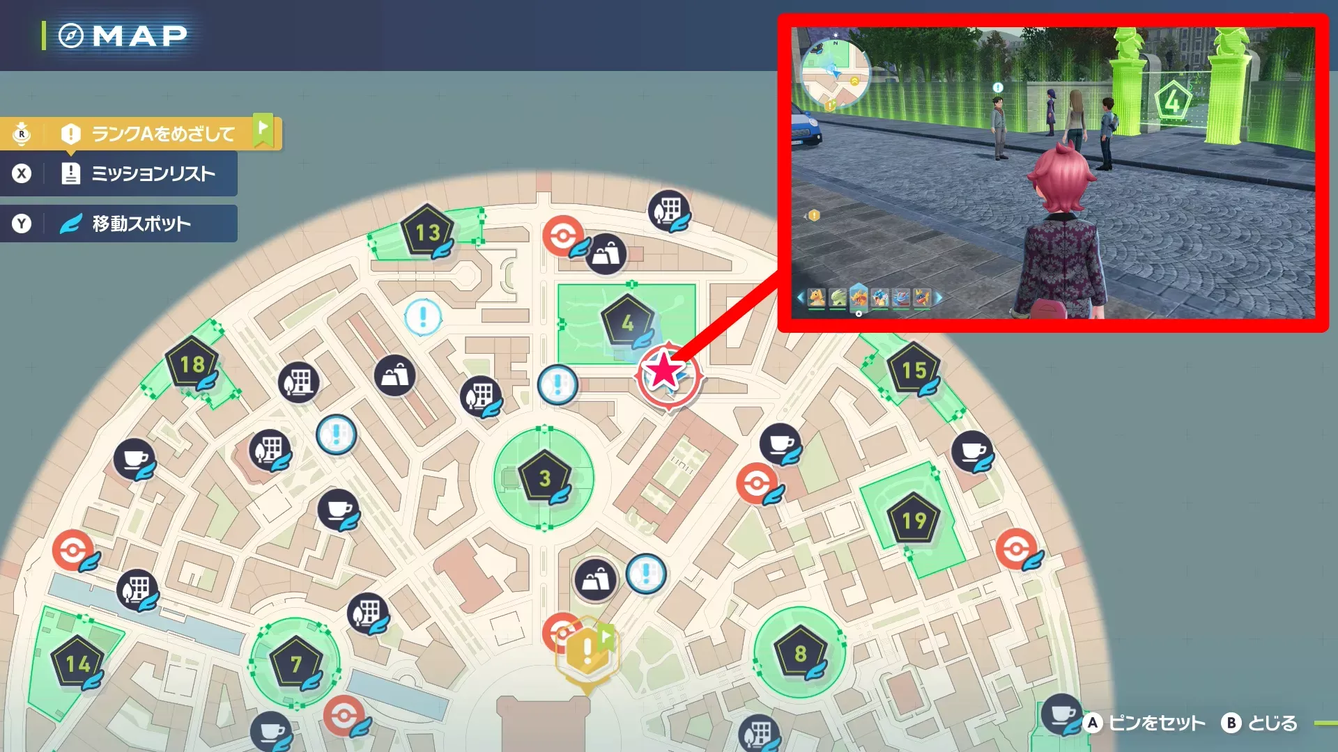 悪霊老樹オーロットのマップ