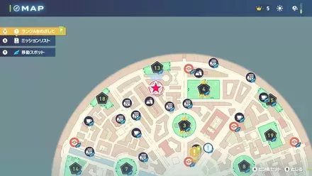 わたしはずーっとむしタイプのマップ画像 size:440x0