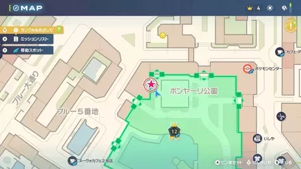 こおりタイプでひんやりとの拡大マップ画像