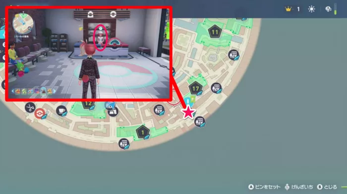 回復自慢のポケモンたちのマップ