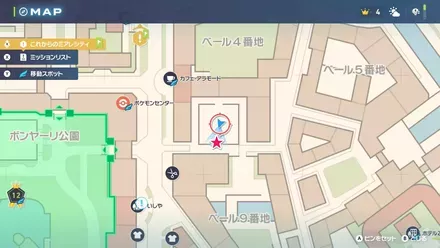 かわいいかわいいベイビィちゃんの拡大マップ画像